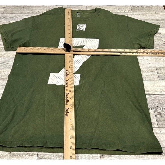 God Is Dope #7 Double Sided Green Short Sleeve T-Shirt Cotton SMALL‎ - Picture 5 of 5